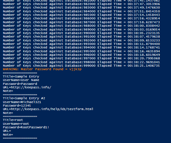 KeePass + Password File + PowerShell = Brute Force Attack Goodness